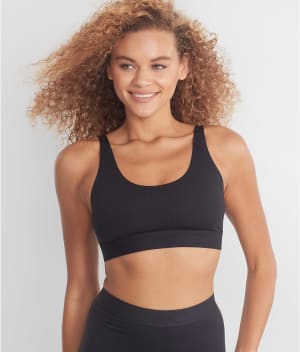 Beauty Cotton Scoop Bralette: undefined