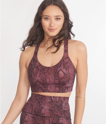 Maroon Snakeskin