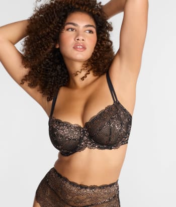 Black / Gold Lace